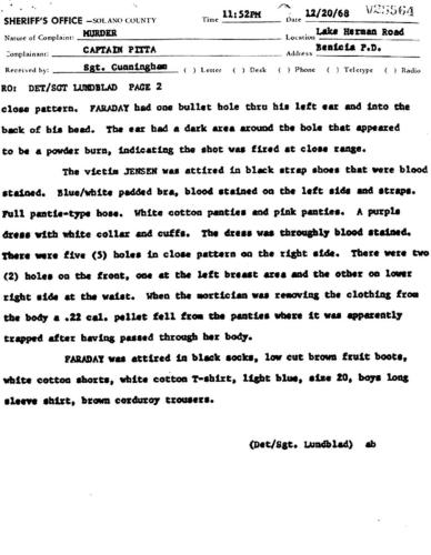 Initial Report By Sgt Lundblad page 3